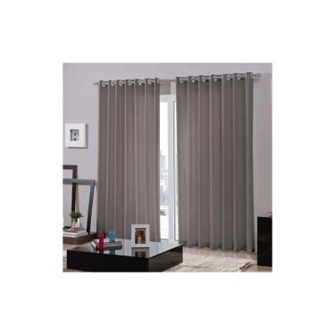 Imagem de Cortina Bella Janela 540x250 cm Duo Bellini Corta Luz Taupe