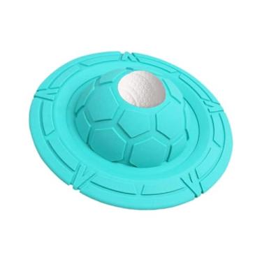 Imagem de Generic Disco voador para cachorro, brinquedo voador para filhotes, brinquedo para buscar cachorro, brinquedo voador interativo macio reutilizável, brinquedo, Verde