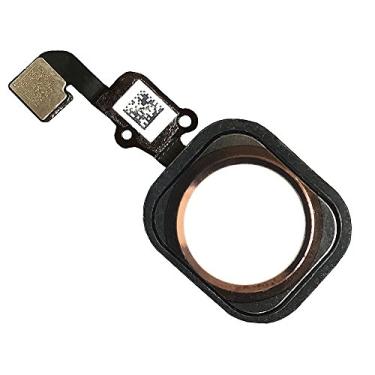 Imagem de Montagem de cabo de fita flexível de botão doméstico OEM da Johncase com junta de borracha compatível com peças de reposição, iPhone 6s/6s Plus (Rose Gold)