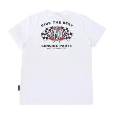 Imagem de Camiseta Independent GP Flags - Branco-Masculino