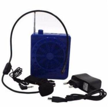 Imagem de Caixa De Som Megafone Multifunção Rádio Fm Amplificador Microfone - LE