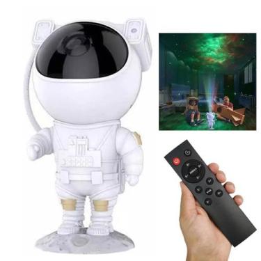 Imagem de Astronauta Projetor Led Estrela Galaxias Usb Luzes Decoraçao Quarto Sa