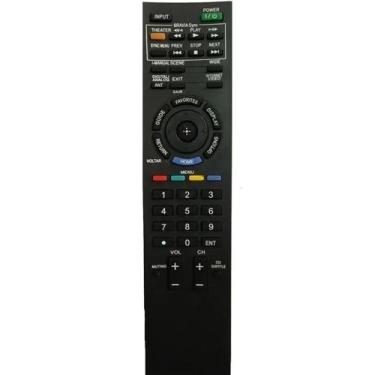 Imagem de Controle Remoto Tv Sony Bravia KDL-46EX505 Compatível - VC WLW - Mbtec