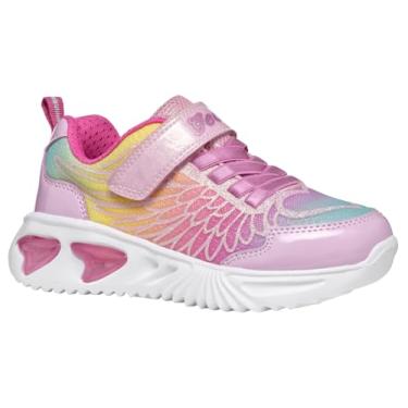 Imagem de Geox J Assister Girl B Tênis rosa, multicolorido, tamanho 1, Rosa multicolorido, 1 UK