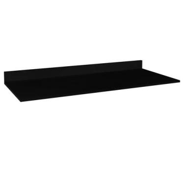 Imagem de Tampo para Balcão de Cozinha 160cm MDP Preto - Lumil Móveis, Preto, 10