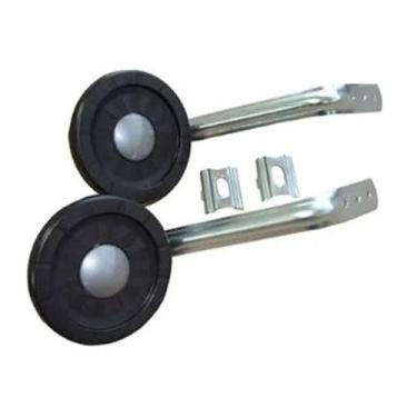 Imagem de Roda Lateral C/sup Fixa 12 Preto - JKS