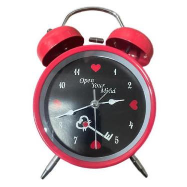 Imagem de Relógio Despertador Analógico, Silencioso, Vintage - Tesla Store