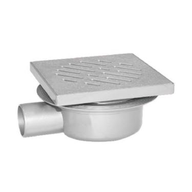 Imagem de Ralo Sifonado 14x14cm Regulável ABS Odem