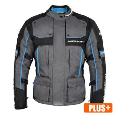 Imagem de Jaqueta Motociclista Parka - DAKAR PLUS - Racing Rabbit (Cinza), G