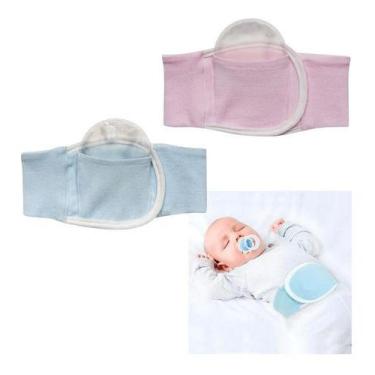 Imagem de Cinta Térmica Cólica Bebe Com Bolsa De Gel Buba, Azul