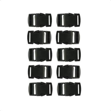 Imagem de Kit 100 Fivelas Fecho 30mm Engate Rapido Bolsa Mochila Mala Alça Artes