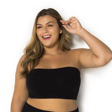 Imagem de Top Faixa Trifil C03886 Bojo Removível, Preto, M