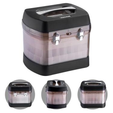 Imagem de Maleta Para 68 Esmaltes Esmaltebag Organizador Porta Acetona Profissio