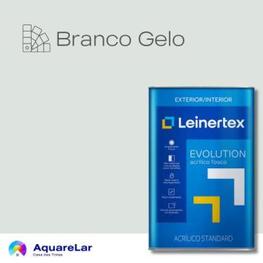 Imagem de Evolution Acrílico Leinertex Fosco 18L, BRANCO GELO
