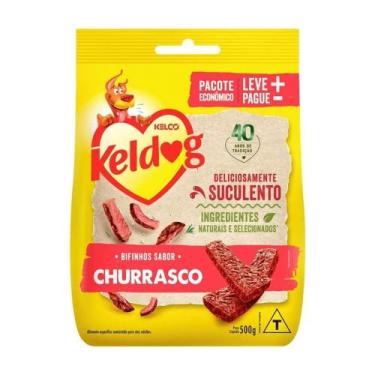 Imagem de Bifinho Keldog para Cães Adultos Sabor Churrasco 500gr - KELCO