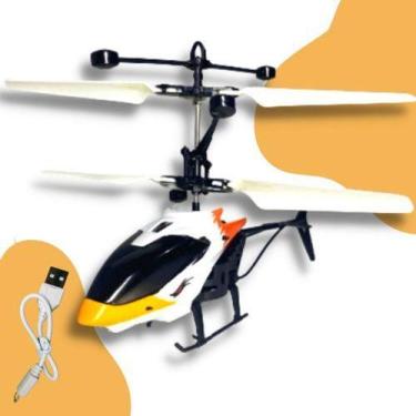 Imagem de Helicóptero De Brinquedo Com Sensor Mini Drone Recarregável - Europio