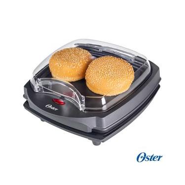 Imagem de Grill Elétrico Burguer 2 em 1 Oster com Capacidade para 04 Fatias - OGRL500