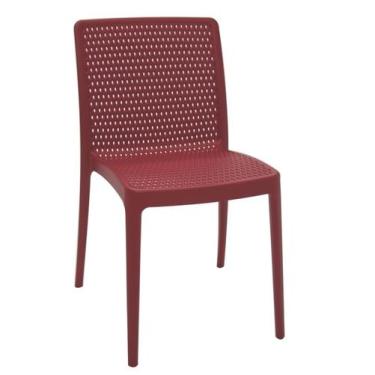 Imagem de Cadeira Isabelle Vermelha Tramontina 92150040, Vermelho, 1