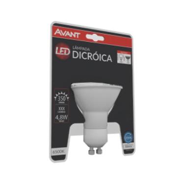 Imagem de Lâmpada Led Avant Dicróica MR16 GU10 Bivolt, Branco Frio