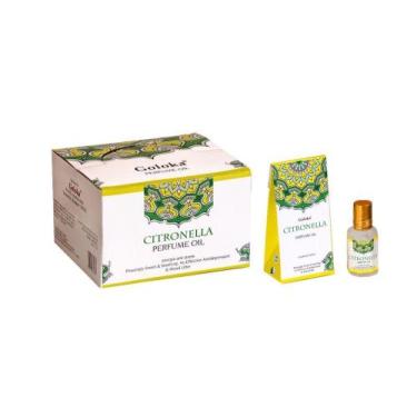 Imagem de Óleo Perfumado Indiano Citronela Goloka 10Ml - Essencial