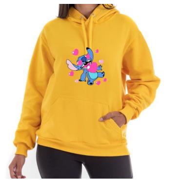 Imagem de Moletom Lilo e Sticth blusa flanelada unissex - AUTENTICO BUGRE, Amare