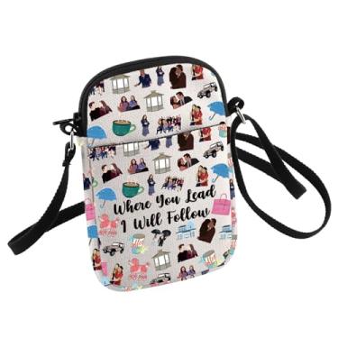 Imagem de Bolsa tiracolo Mother Where You Lead I Will Follow Small Sling Bag Best Friend Gift, Branco