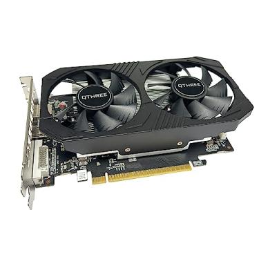 Imagem de QTHREE Placa gráfica GTX 1050 Ti, 4 GB, 128 bits, GDDR5, placa de vídeo para PC Gaming, DisplayPort, HDMI, DVI-D, PCI Express X16 3.0, GPU de computador, DirectX 12, suporta 8K