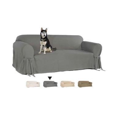 Imagem de Capa Protetora para Sofá de 4 lugares em Brim Sarja 100% Algodão Decor