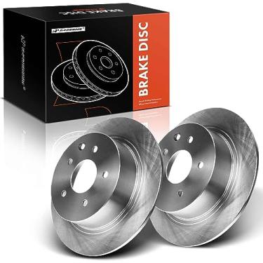 Imagem de A-Premium Rotores de freio a disco traseiro sólido de 11,48 polegadas (292 mm) compatíveis com modelos selecionados Nissan - Altima 2002-2021, Maxima 2004-2008, Sentra 2007-2019, Juke 2011-2017, conjunto com 2 peças