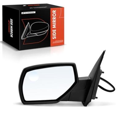 Imagem de A-Premium Espelho retrovisor elétrico do lado do motorista compatível com Chevrolet Silverado 1500 2500HD e GMC Sierra 1500 2500 HD - Espelho retrovisor externo cromado dobrável manual aquecido com