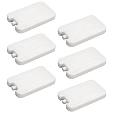 Imagem de ＡＷＨＡＯ Pacote com 6 Blocos de Gelo para Viagens e Piqueniques, branco 900ml, Tamanho real