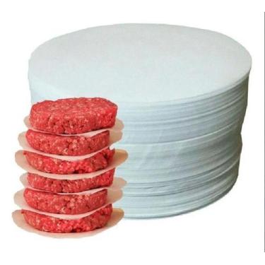 Imagem de Papel Separador De Hamburguer Redondo 11,2cm 1Kg - Mamedes papéis