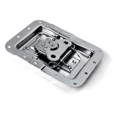 Imagem de Fecho borboleta cromado para case 10,5 x 10,5 cm yr2204 - ferragem