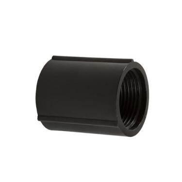 Imagem de Luva Para Eletroduto De Pvc Preto Roscável 3/4'' Masster - Masster 