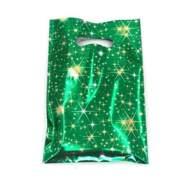 Imagem de Sacola boca de palhaço Metalizada 15x23cm 25un / - Aliança, 399 Star V