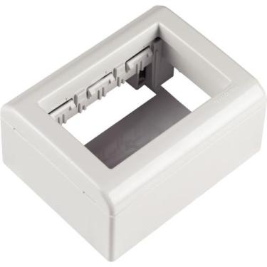 Imagem de Kit c/ 3 caixa sobrepor  c/ tomada tripla 20a tramontina - Tramontina 