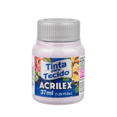 Imagem de Tinta Para Tecido 37 ML Acrilex Fosca Pintura Artesanato - Metallica A