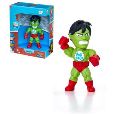 Imagem de Boneco Super Herói Tectonic Vinil Brinquedo Macio - Puff Toys Hero