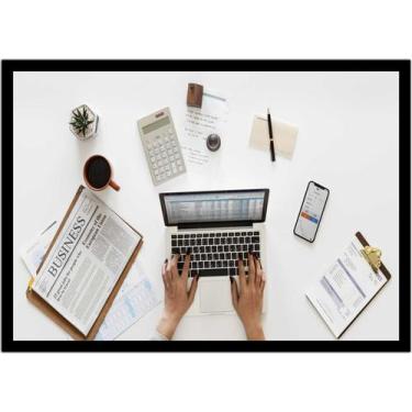 Imagem de Quadro Decorativo Contabilidade Administração Marketing Economia Diret