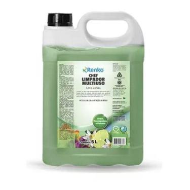 Imagem de Limpador Multiuso Limpeza Uso Geral Desengordurante Limão 5l - renko