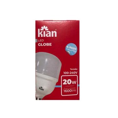 Imagem de Lâmpada LED 20w Economica Alta Potência Branca Fria 6500k - Kian