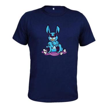 Imagem de Camiseta Plus Size T-Shirt Malha 30.1 Estampada Coelho - Surprass, Azu