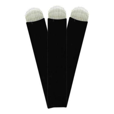 Imagem de Kit 10 Lâmina Nano Tebori Para Microblading - oem