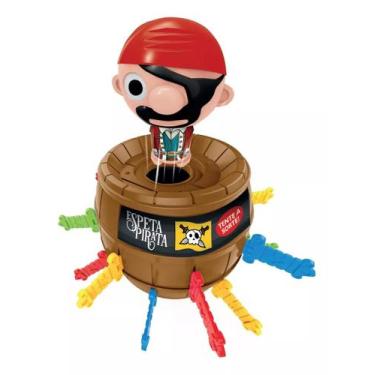 Imagem de Jogo Infantil Espeta Pirata Barril Tente A Sorte - Braskit