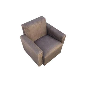 Imagem de Mini poltrona sofá infantil - marrom - Negromonte Store