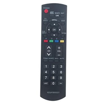 Imagem de Controle remoto AIDITIYMI de substituição N2QAYB000221 adequado para Panasonic TV TH-46PZ80U TC-32LX700 TH-46PZ80UA TH-42PX80U THC-50FD18 THC-50HD18 TH-50PE700U TC-26LX70 TC-26LX70 LX85 TT C-32LX70