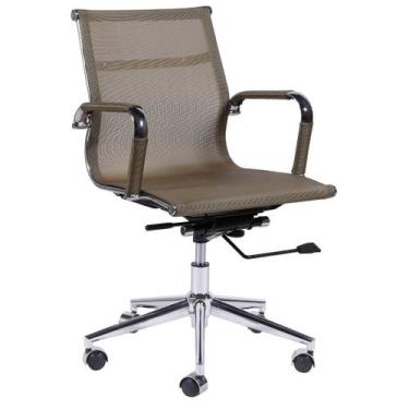 Imagem de Cadeira De Escritório Eames Esteirinha Tela Mesh Baixa - Tatu Bola Móv