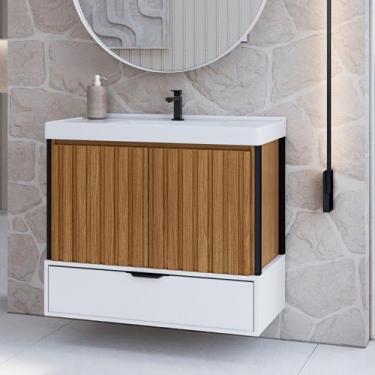 Imagem de Gabinete de Banheiro Toucador Ana 80 - Darabas Agardi