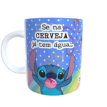 Imagem de Caneca Lilo Stitch Cerveja Já Tem Agua - Jlssublimação