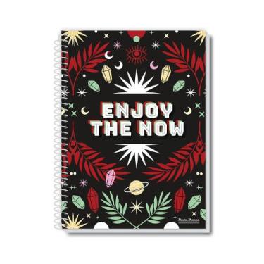 Imagem de Caderno Pauta Branca pequeno UAU espiral 96 folhas